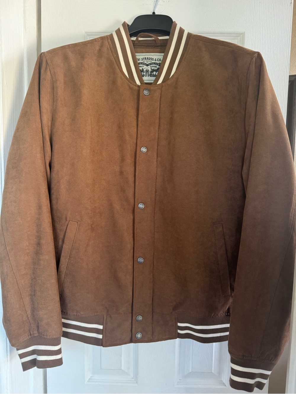 Levi's Brown Suede Bomber Jacket